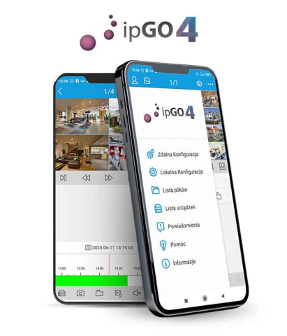 Screenshots of new mobile app ipGO 4
